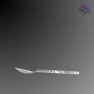 Dessert spoon Classy Arthur Cutlery stainless steel, square hammered handle