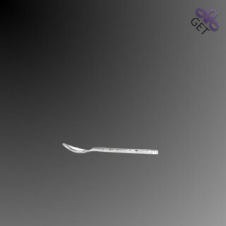 Gently hammered square handle stainless steel coffee spoon Classy Arthur collection